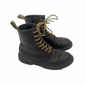 Dr Martens Black Leather Combat Boots Sz Mens 5